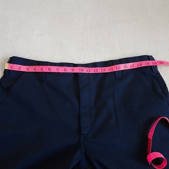 Carhartt Men's Size 40x34 Blended Twill Work Navy Blue Chino Pants - Picture 7 of 10